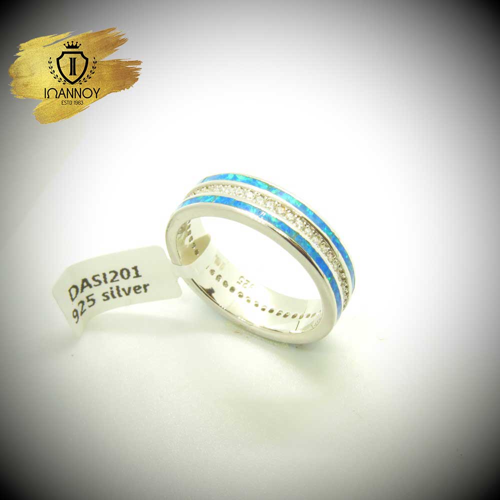 women's ring opal eternity