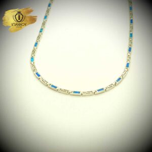 Women's Opal Necklace Meander